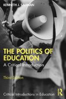 Politics of Education: A Critical Introduction 3rd edition