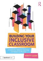 Building Your Inclusive Classroom: A Toolkit for Adaptive Teaching and Relational Practice