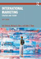 International Marketing: Strategy and Theory 6th edition
