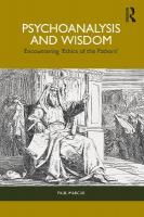 Psychoanalysis and Wisdom: Encountering Ethics of the Fathers