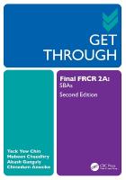 Get Through Final FRCR 2A: SBAs 2nd edition