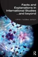 Facts and Explanations in International Studies...and beyond: ...and beyond