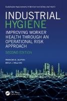 Industrial Hygiene: Improving Worker Health through an Operational Risk Approach, Second Edition 2nd edition