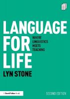 Language for Life: Where Linguistics Meets Teaching 2nd edition