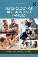Psychology of Religion and Families 2nd edition