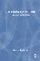 Reading Lives of Teens: Research and Practice