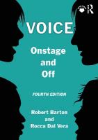 Voice: Onstage and Off 4th edition