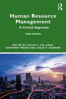 Human Resource Management: A Critical Approach 3rd edition