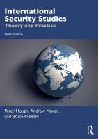 International Security Studies: Theory and Practice 3rd edition