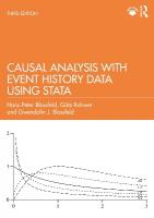 Causal Analysis with Event History Data Using Stata 3rd edition