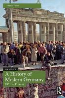 History of Modern Germany: 1871 to Present 9th edition