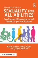Sexuality for All Abilities: Teaching and Discussing Sexual Health in Special Education 2nd edition
