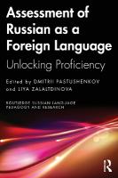 Assessment of Russian as a Foreign Language: Unlocking Proficiency
