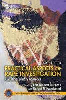 Practical Aspects of Rape Investigation: A Multidisciplinary Approach, 6th edition