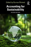Accounting for Sustainability 2nd edition