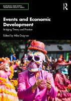Events and Economic Development: Bridging Theory and Practice