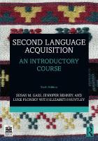 Second Language Acquisition: An Introductory Course 6th edition