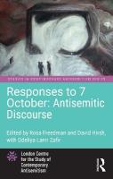 Responses to 7 October: Antisemitic Discourse: Antisemitic Discourse