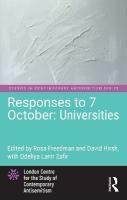 Responses to 7 October: Universities: Universities