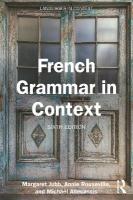 French Grammar in Context 6th edition