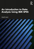 Introduction to Data Analysis Using IBM SPSS