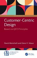 Customer-Centric Design: Based on QFD Principles