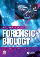 Forensic Biology 3rd edition