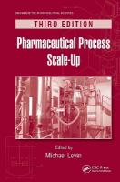 Pharmaceutical Process Scale-Up 3rd edition