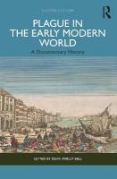 Plague in the Early Modern World: A Documentary History 2nd edition