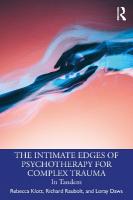 Intimate Edges of Psychotherapy for Complex Trauma: In Tandem