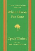 What I Know For Sure - Tenth Anniversary Edition