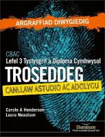 WJEC Level 3 Applied Certificate & Diploma Criminology: Study and Revision  Guide - Revised Edition