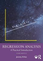 Regression Analysis: A Practical Introduction 3rd edition