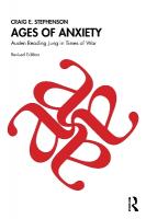 Ages of Anxiety: Auden Reading Jung in Times of War 2nd edition