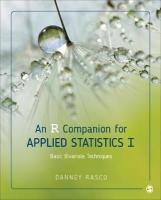 R Companion for Applied Statistics I: Basic Bivariate Techniques