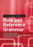 Cambridge Handbook of Role and Reference Grammar