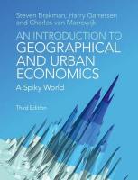 Introduction to Geographical and Urban Economics: A Spiky World 3rd Revised edition