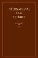 International Law Reports: Volume 191