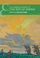 Cambridge Companion to The Rite of Spring
