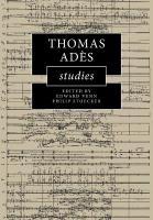 Thomas Adès Studies