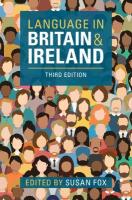 Language in Britain and Ireland 3rd Revised edition