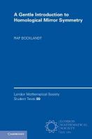 Gentle Introduction to Homological Mirror Symmetry