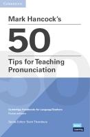 Mark Hancock's 50 Tips for Teaching Pronunciation Paperback