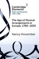 Age of Musical Arrangements in Europe, 17801830: 17801830