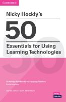 Nicky Hockly's 50 Tips for Using Learning Technologies Paperback