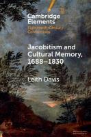 Jacobitism and Cultural Memory, 16881830