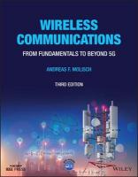 Wireless Communications: From Fundamentals to Beyond 5G 3rd edition