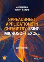 Spreadsheet Applications in Chemistry Using Microsoft Excel: Data Processing and Visualization 2nd edition