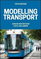 Modelling Transport 5th edition