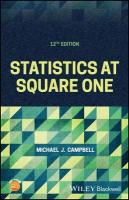 Statistics at Square One 12th edition